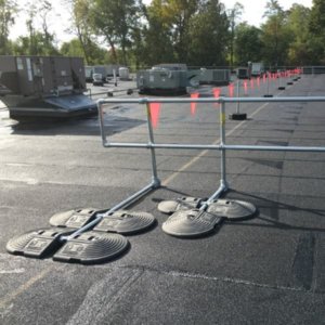 Warning Line & Perimeter Railing